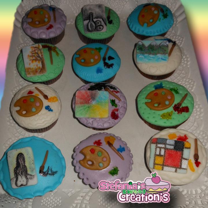 cupcakes per un'artista
